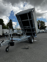 Eduard Heckkipper 256x150 cm — 1 Achse, gebremst, 1500 kg · inkl. Alu-Aufsatz 70 cm