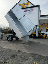 Eduard Heckkipper 256x150 cm — 1 Achse, gebremst, 1500 kg · E-Pumpe, inkl. Aufsatz 70 cm
