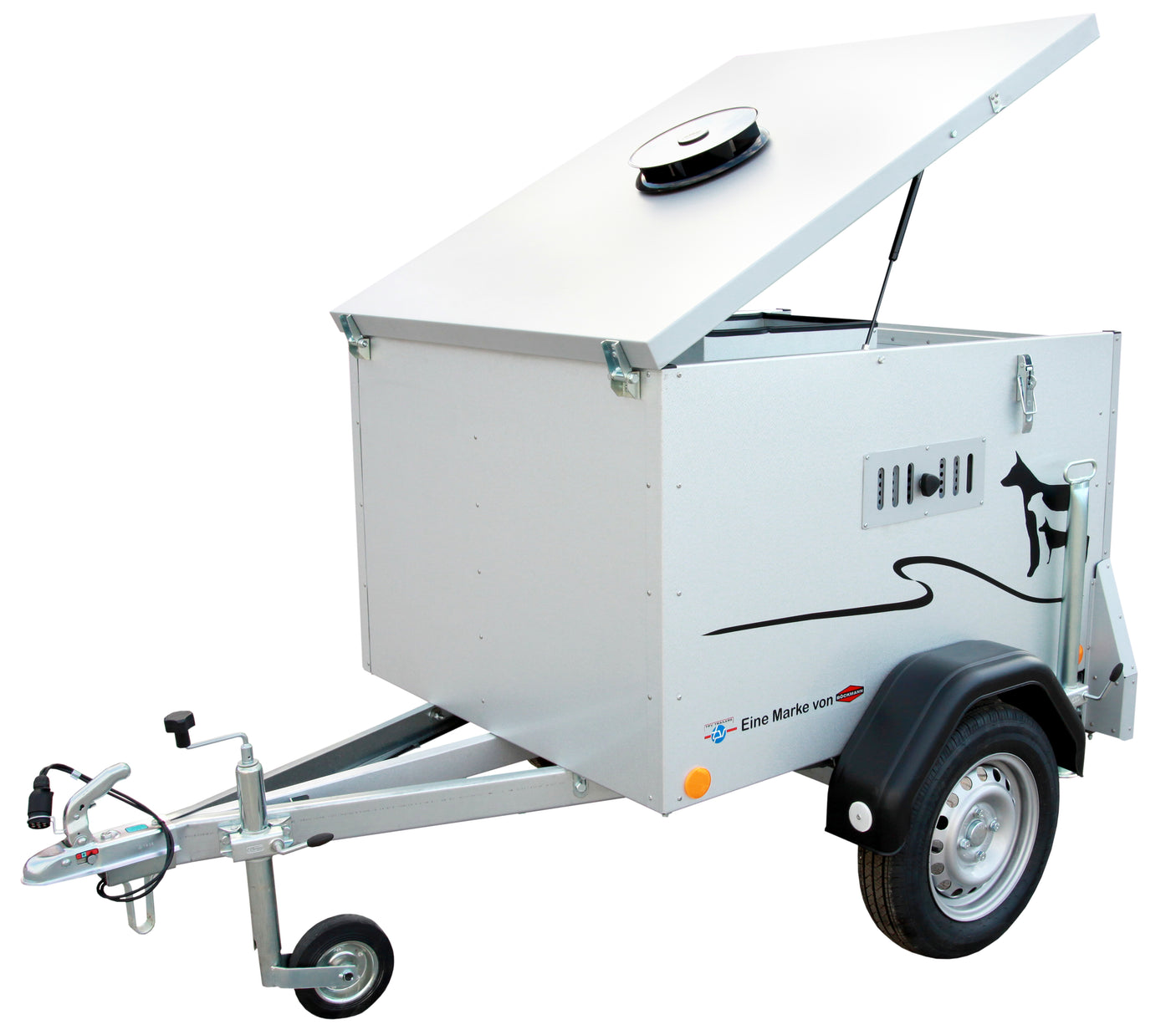 TPV Hundeanhänger HT-EU0 Dog2 Basic 133x108 cm — 1 Achse, ungebremst