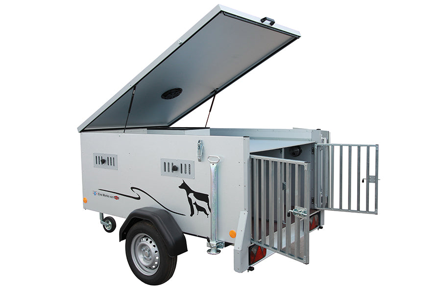 TPV Hundeanhänger HT-EU2/3 Dog3 Plus 203x124 cm — 1 Achse, ungebremst