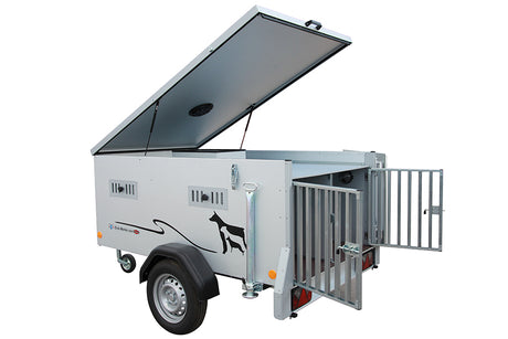 TPV Hundeanhänger HT-EU2/3 Dog3 Plus 203x124 cm — 1 Achse, ungebremst