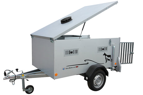 TPV Hundeanhänger HT-EU2/3 Dog3 Plus 203x124 cm — 1 Achse, ungebremst