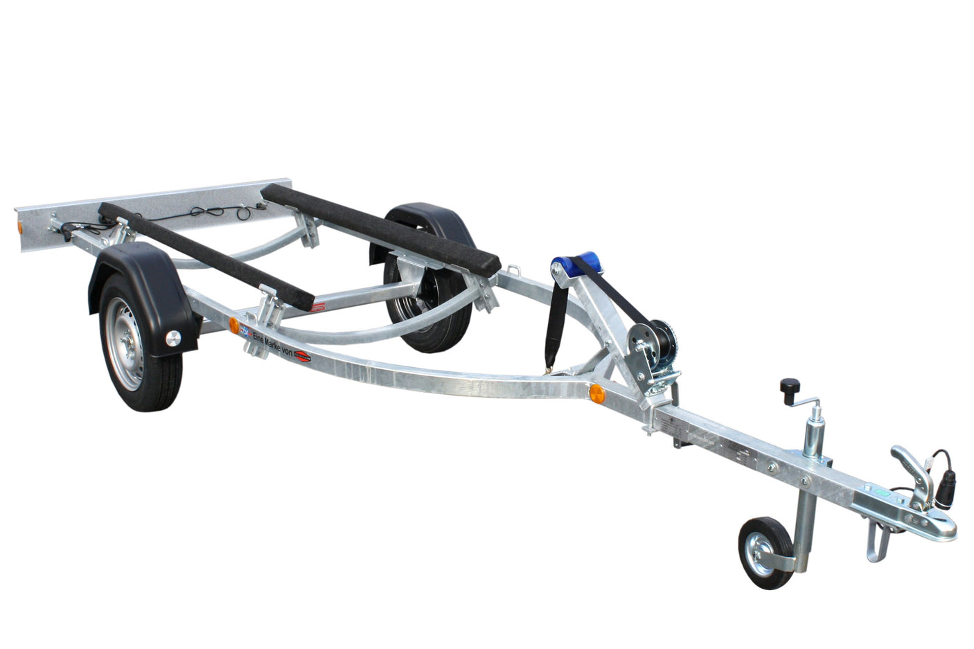 TPV Bootsanhänger Jetski 550-B 372x118 cm — 1 Achse, ungebremst