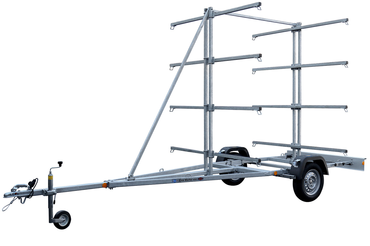 TPV Bootsanhänger BA 750-K 451x136 cm — 1 Achse, ungebremst