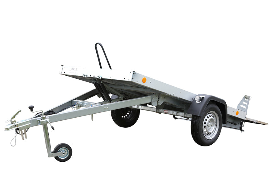 TPV Kippanhänger KD-MU-T3 244x124 cm — 1 Achse, ungebremst