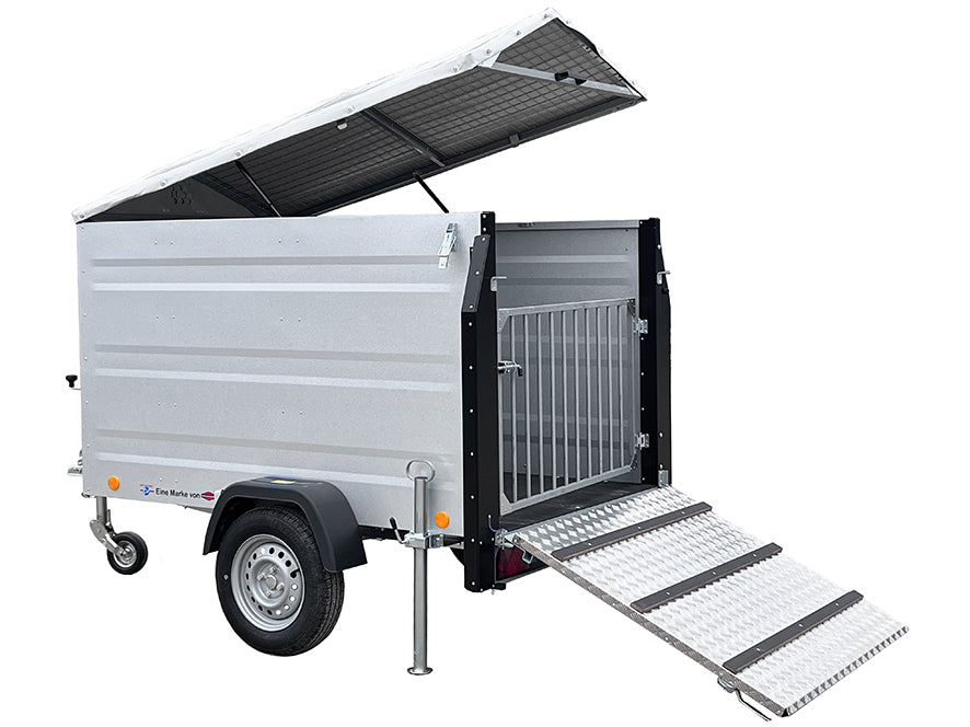 TPV Kleinviehanhänger KT-EB2/3 Plus 202x124 cm — 1 Achse, gebremst