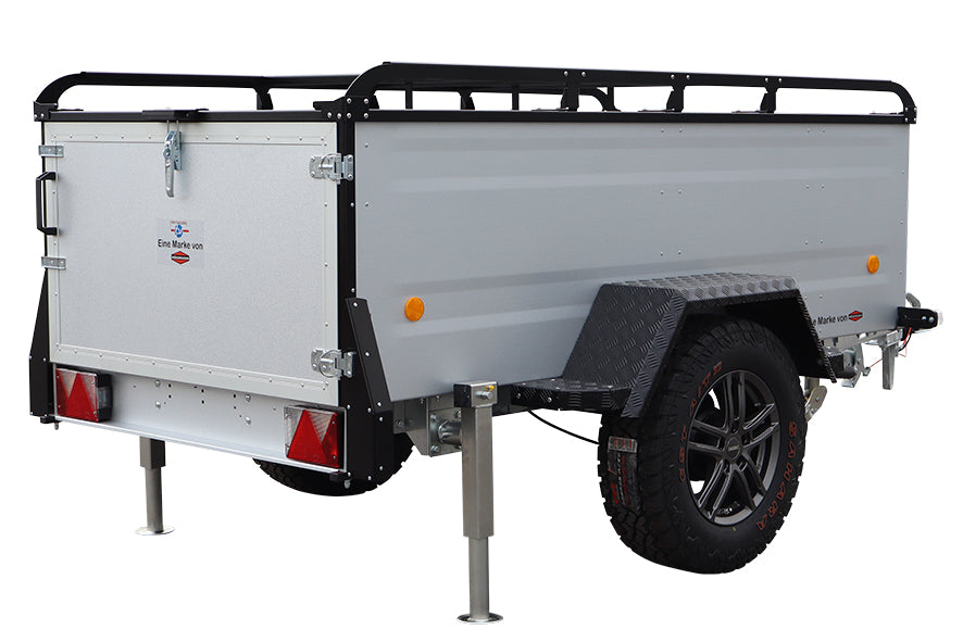 TPV Kofferanhänger KT-EB3 Offroad 244x124 cm — 1 Achse, gebremst