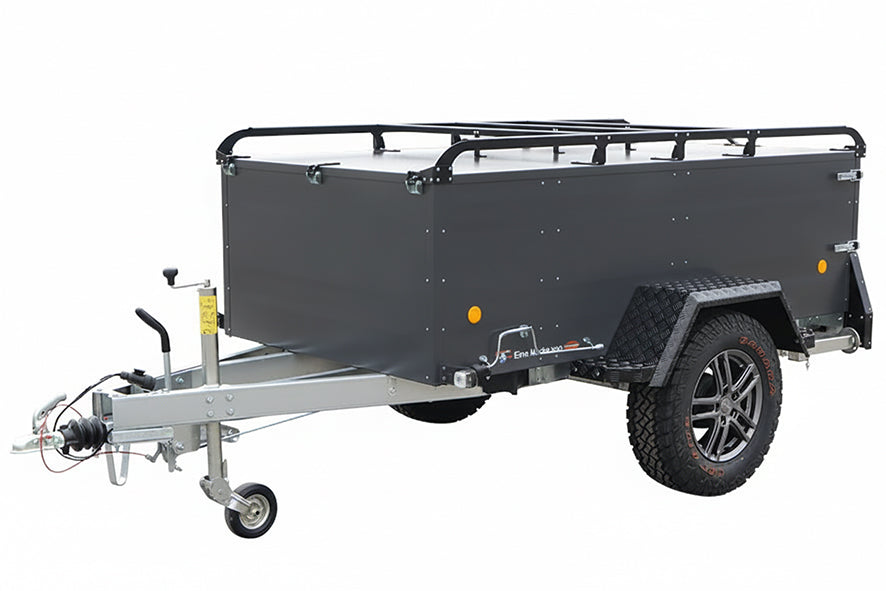 TPV Kofferanhänger KT-EB3 Offroad 244x124 cm — 1 Achse, gebremst