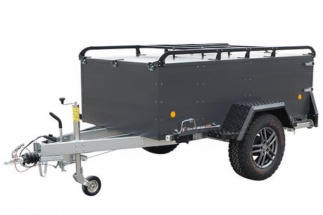 TPV Kofferanhänger KT-EB3 Offroad 244x124 cm — 1 Achse, gebremst