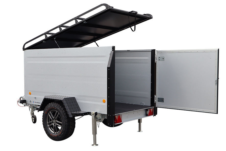 TPV Kofferanhänger KT-EB3 Offroad Plus 244x124 cm — 1 Achse, gebremst