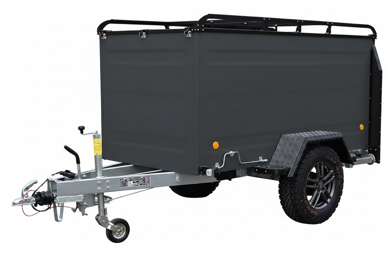 TPV Kofferanhänger KT-EB3 Offroad Plus 244x124 cm — 1 Achse, gebremst