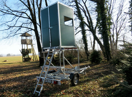 TPV Mobile Jagdkanzel — 1 Achse, ungebremst