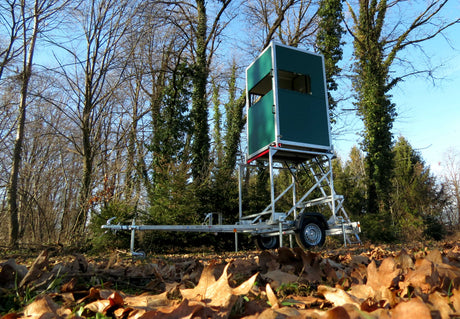 TPV Mobile Jagdkanzel — 1 Achse, ungebremst