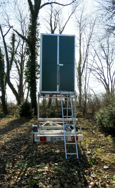 TPV Mobile Jagdkanzel — 1 Achse, ungebremst