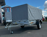 Neptun Pratik N7-236 (GN128) 236x129 cm — 1 Achse, ungebremst, kippbar · inkl. Plane & Spriegel