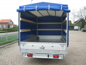 Henra Hochlader mit Plane 255 x 150 cm — 1 Achse, gebremst