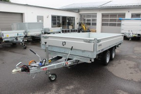 Henra 3-Seitenkipper mit Laubgitter 331 x 185 cm — 2 Achsen, gebremst