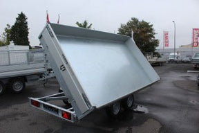Henra 3-Seitenkipper Elektropumpe 351 x 185 cm — 2 Achsen, gebremst