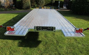 Stema Autotransporter mit Seilwinde 550 x 216 cm — 2 Achsen, gebremst