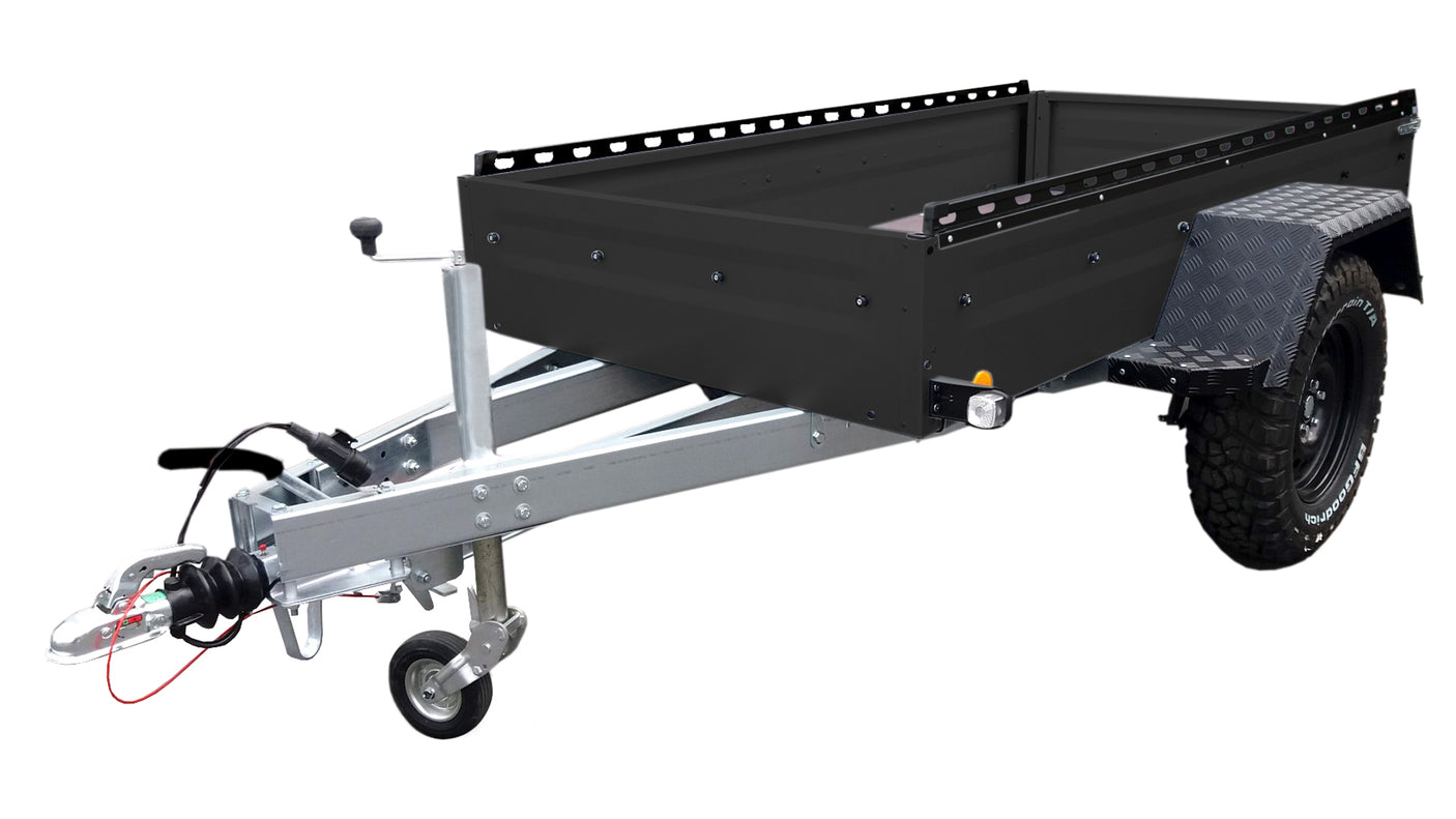 TPV Tieflader TL-EB3 Offroad 244x124 cm — 1 Achse, gebremst