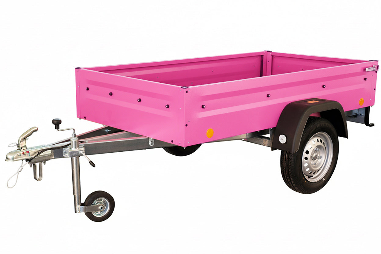 TPV Tieflader TL-EU2 pulverbeschichtet 202x108 cm — 1 Achse, ungebremst