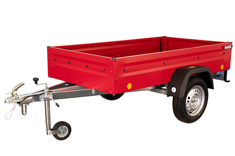TPV Tieflader TL-EU2 pulverbeschichtet 202x108 cm — 1 Achse, ungebremst