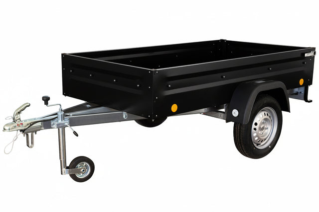 TPV Tieflader TL-EU2 pulverbeschichtet 202x108 cm — 1 Achse, ungebremst