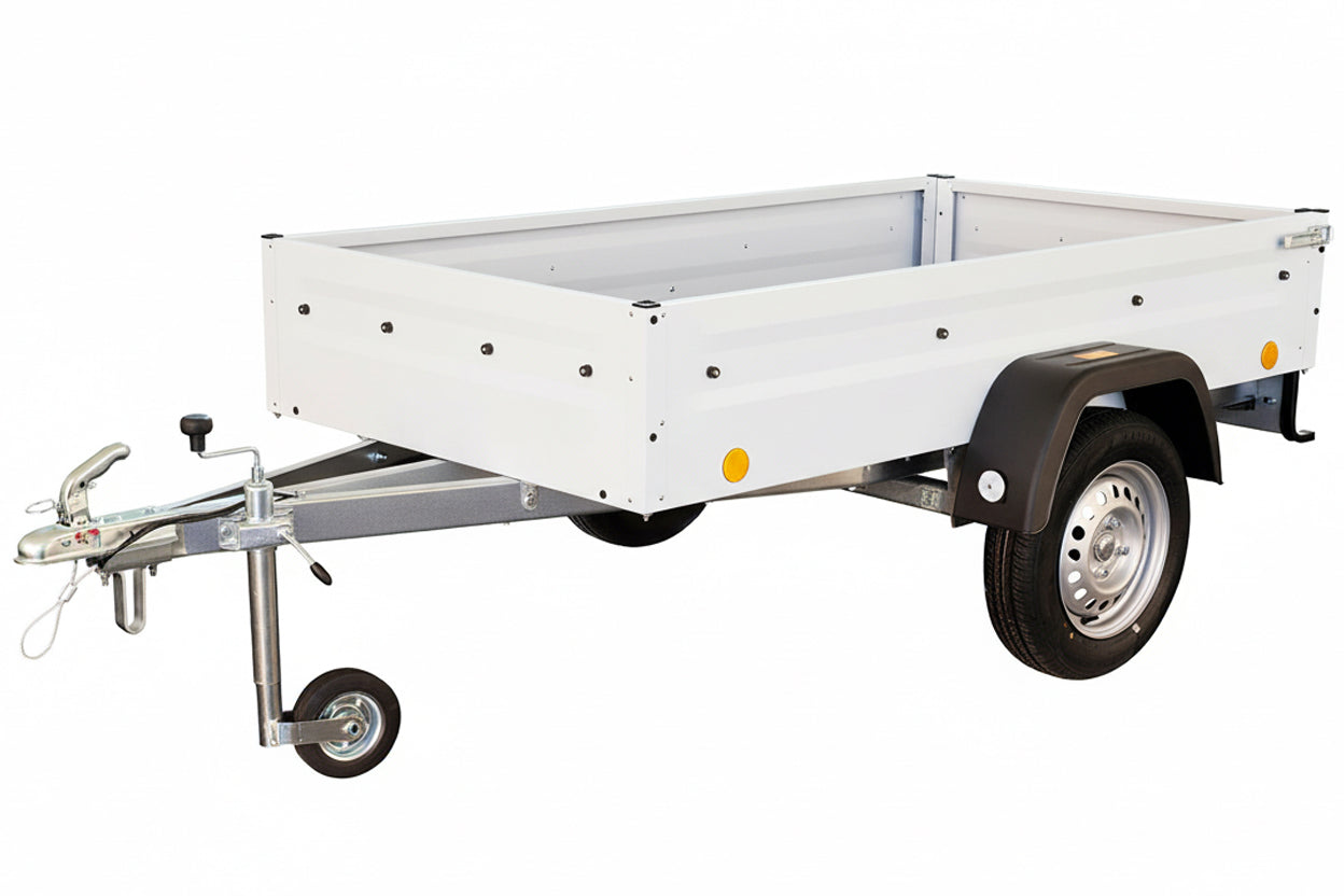 TPV Tieflader TL-EU2 pulverbeschichtet 202x108 cm — 1 Achse, ungebremst