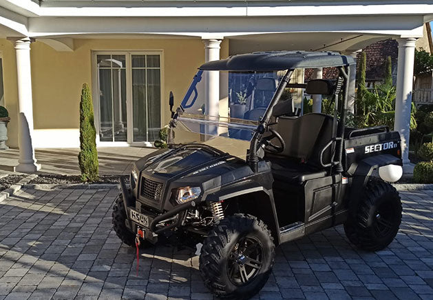 WSM RTX 900E Allrad | 2-Sitzer Golfcar mit kippbarer Pritsche und Straßenzulassung
