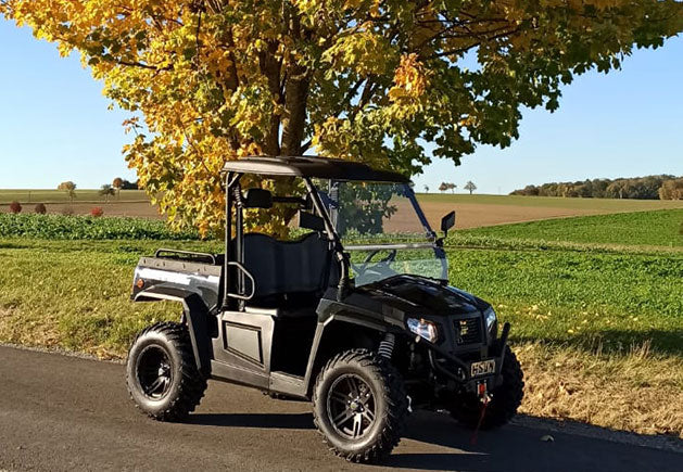 WSM RTX 900E Allrad | 2-Sitzer Golfcar mit kippbarer Pritsche und Straßenzulassung