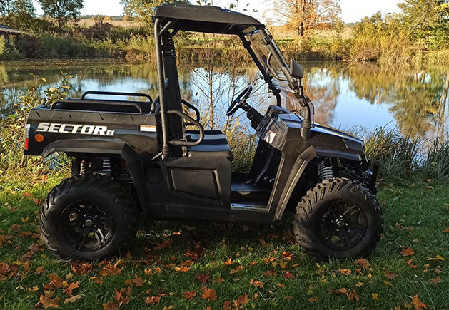 WSM RTX 900E Allrad | 2-Sitzer Golfcar mit kippbarer Pritsche und Straßenzulassung