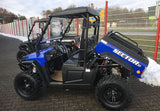 WSM RTX 900E Allrad | 2-Sitzer Golfcar mit kippbarer Pritsche und Straßenzulassung